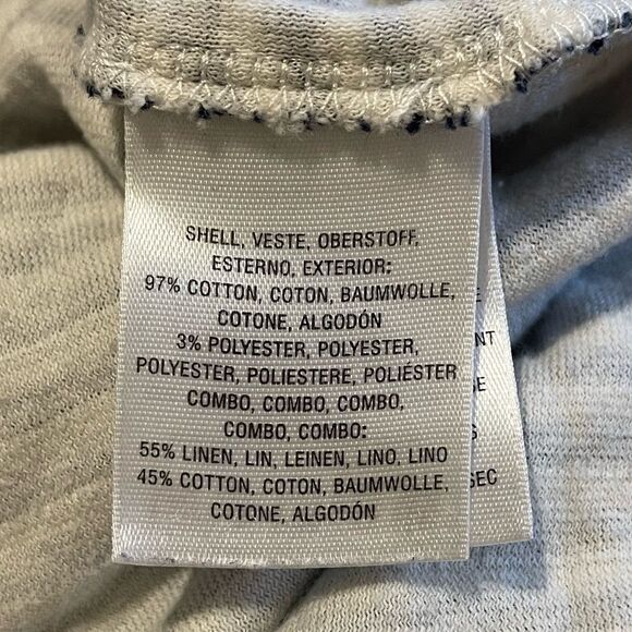 Anthropologie Postmark Striped Henley Tunic - Picture 8 of 8